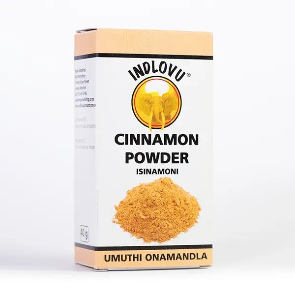 Indlovu cinnamon powder box, 40g.