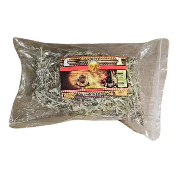 Packaged traditional medicinal herbs, South African product